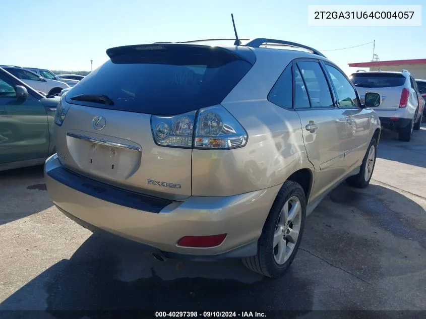 2004 Lexus Rx 330 VIN: 2T2GA31U64C004057 Lot: 40297398