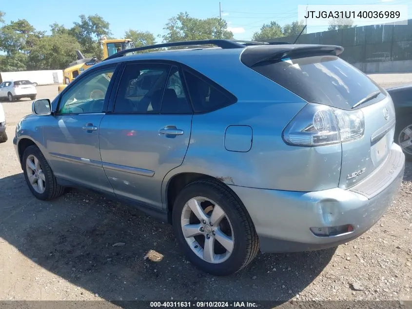 JTJGA31U140036989 2004 Lexus Rx 330