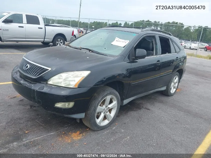 2004 Lexus Rx 330 VIN: 2T2GA31U84C005470 Lot: 40327474