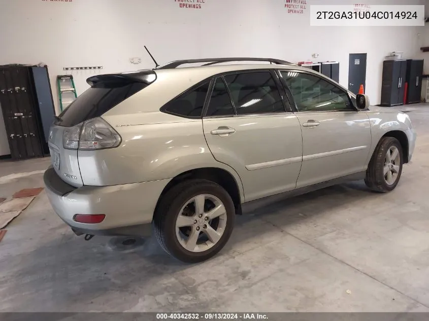 2T2GA31U04C014924 2004 Lexus Rx 330