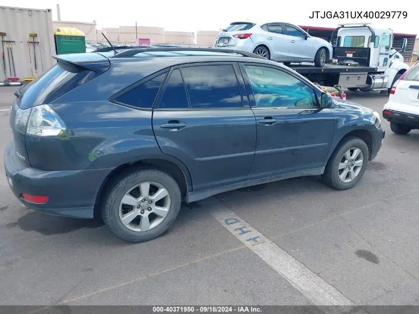 JTJGA31UX40029779 2004 Lexus Rx 330