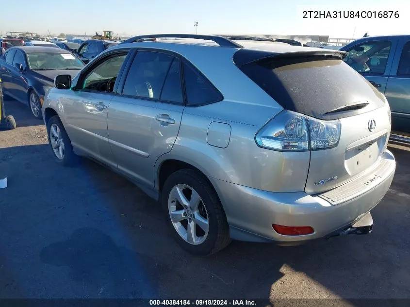 2004 Lexus Rx 330 330 VIN: 2T2HA31U84C016876 Lot: 40384184