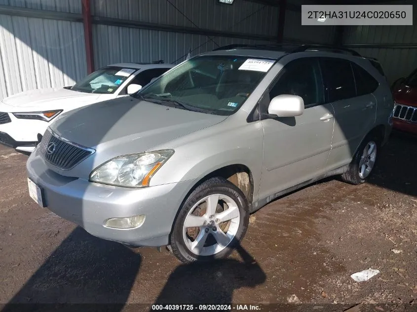 2T2HA31U24C020650 2004 Lexus Rx 330