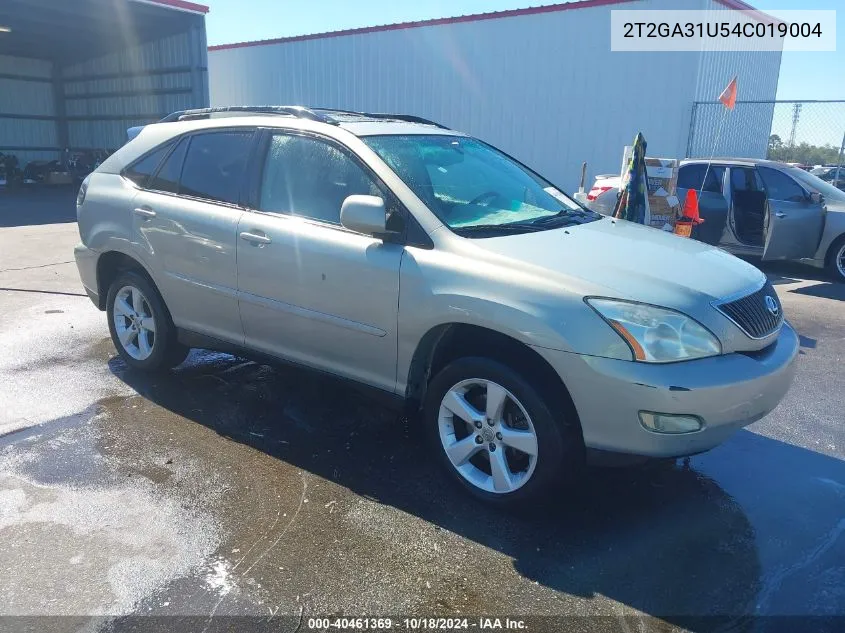 2004 Lexus Rx 330 VIN: 2T2GA31U54C019004 Lot: 40461369