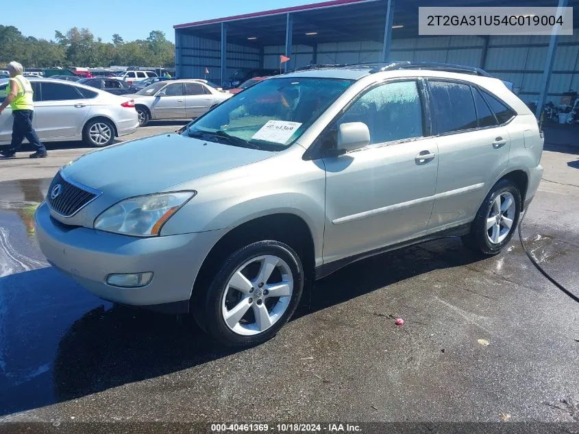 2004 Lexus Rx 330 VIN: 2T2GA31U54C019004 Lot: 40461369