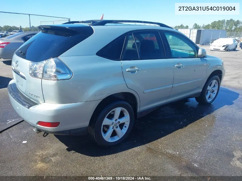 2004 Lexus Rx 330 VIN: 2T2GA31U54C019004 Lot: 40461369