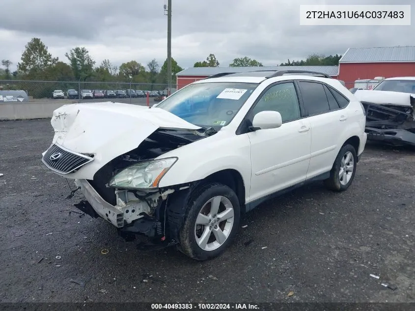 2004 Lexus Rx 330 VIN: 2T2HA31U64C037483 Lot: 40493383