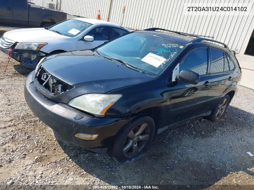 2T2GA31U24C014102 2004 Lexus Rx 330