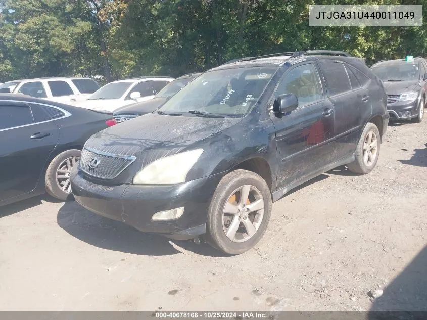 2004 Lexus Rx 330 VIN: JTJGA31U440011049 Lot: 40678166