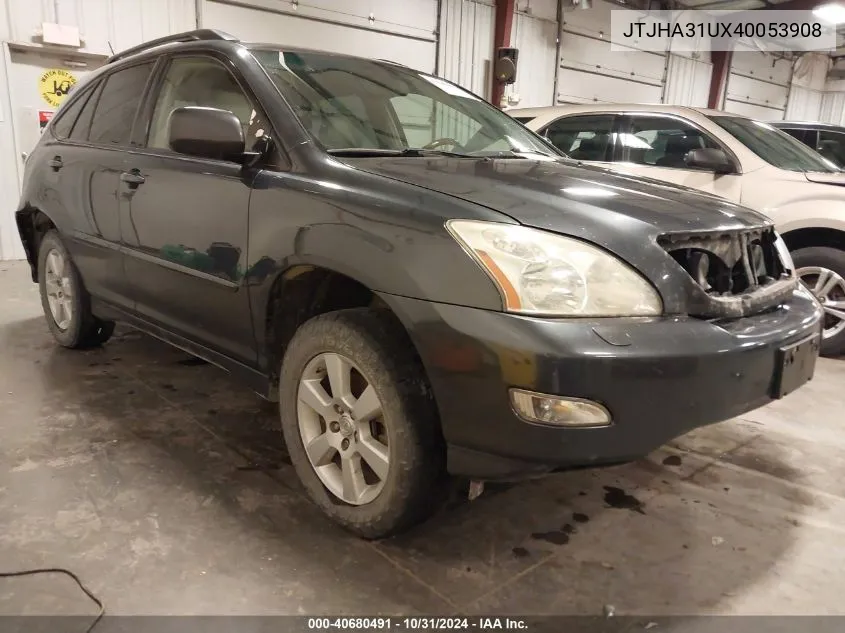 2004 Lexus Rx 330 VIN: JTJHA31UX40053908 Lot: 40680491