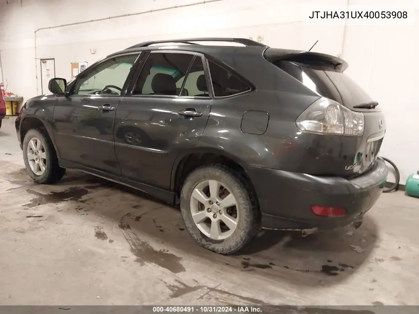 2004 Lexus Rx 330 VIN: JTJHA31UX40053908 Lot: 40680491