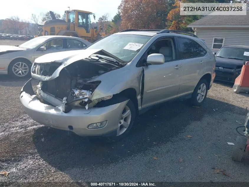 2004 Lexus Rx 330 VIN: 2T2HA31UX4C037258 Lot: 40717571