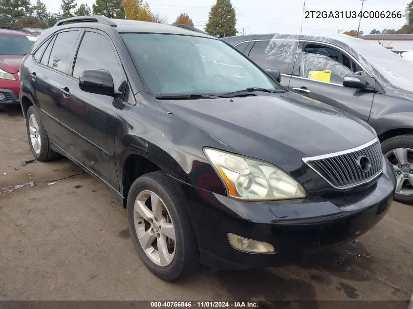 2004 Lexus Rx 330 VIN: 2T2GA31U34C006266 Lot: 40756846