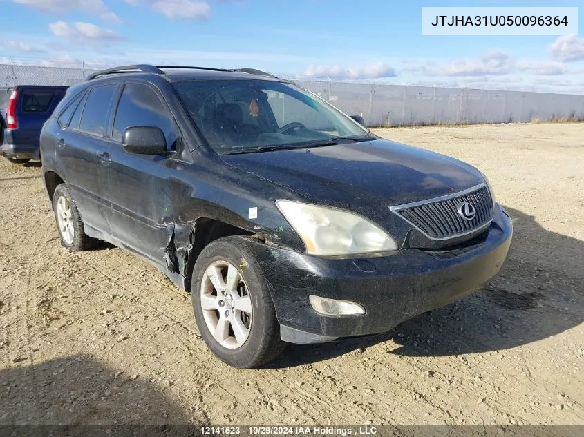 2005 Lexus Rx 330 VIN: JTJHA31U050096364 Lot: 12141523