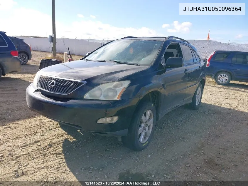 2005 Lexus Rx 330 VIN: JTJHA31U050096364 Lot: 12141523