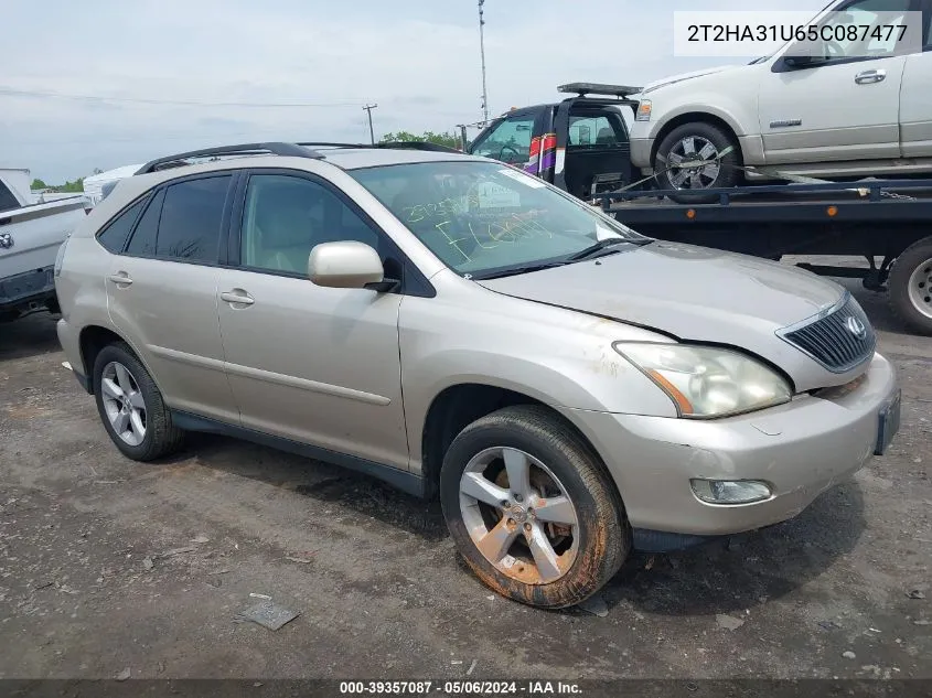 2005 Lexus Rx 330 VIN: 2T2HA31U65C087477 Lot: 39357087