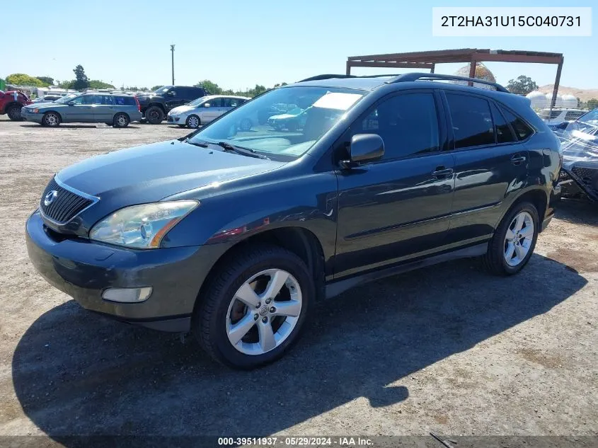 2T2HA31U15C040731 2005 Lexus Rx 330