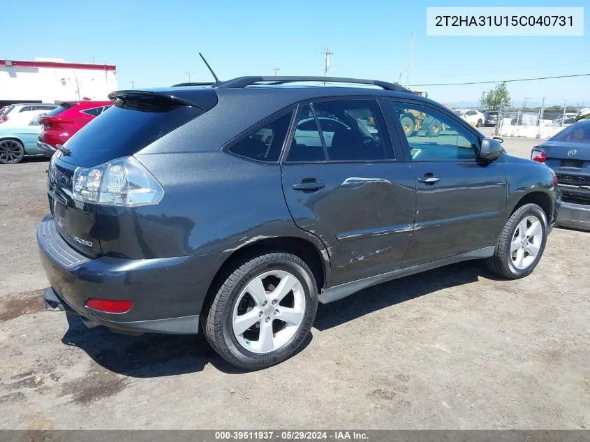 2T2HA31U15C040731 2005 Lexus Rx 330