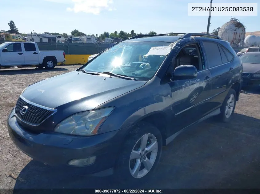 2005 Lexus Rx 330 VIN: 2T2HA31U25C083538 Lot: 39877872