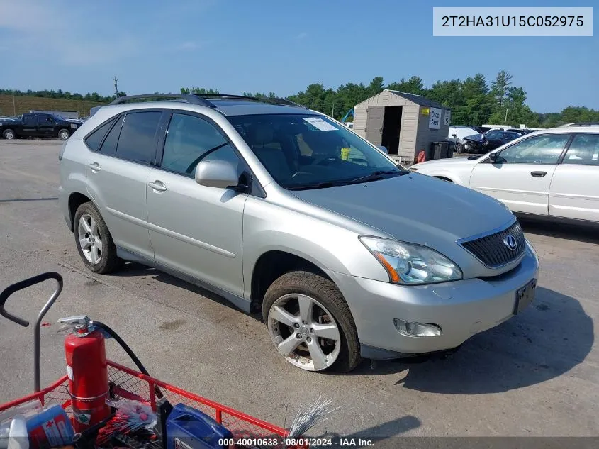 2005 Lexus Rx 330 VIN: 2T2HA31U15C052975 Lot: 40010638