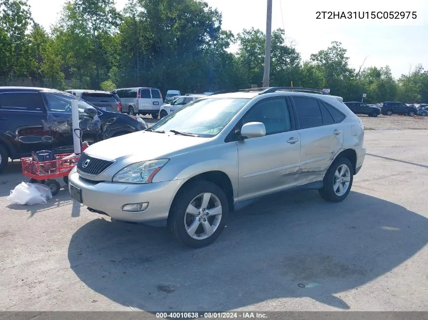 2005 Lexus Rx 330 VIN: 2T2HA31U15C052975 Lot: 40010638