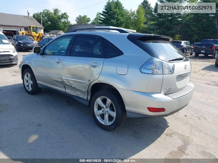 2005 Lexus Rx 330 VIN: 2T2HA31U15C052975 Lot: 40010638