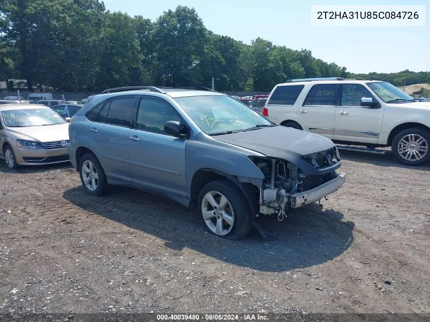 2005 Lexus Rx 330 VIN: 2T2HA31U85C084726 Lot: 40039480