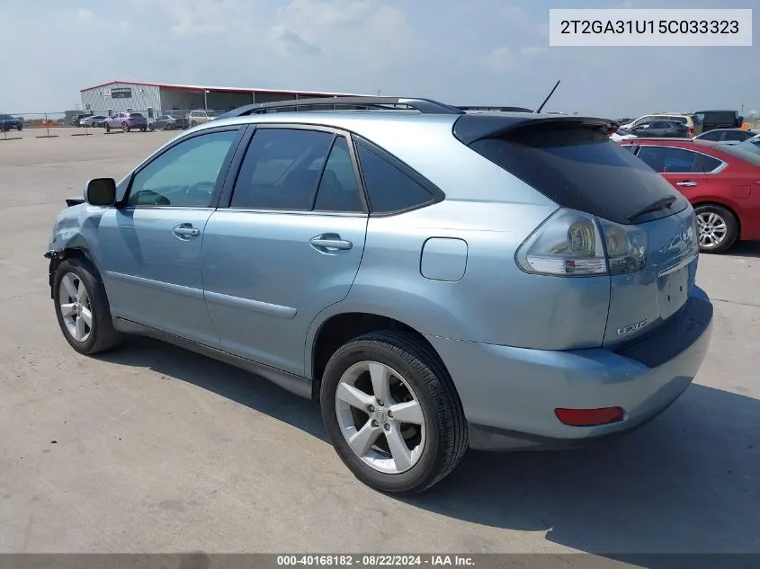 2005 Lexus Rx 330 VIN: 2T2GA31U15C033323 Lot: 40168182