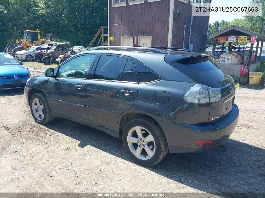 2005 Lexus Rx 330 VIN: 2T2HA31U25C067663 Lot: 40178542