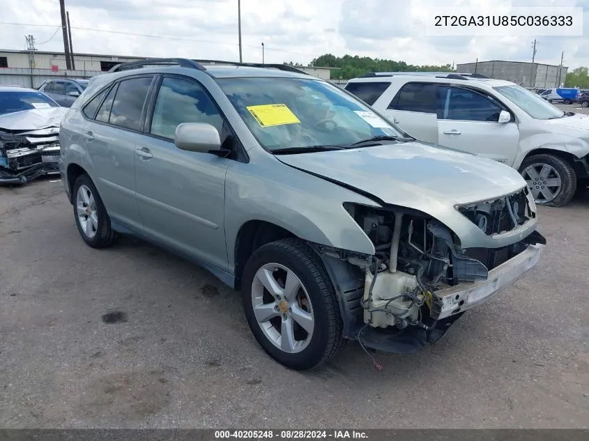 2T2GA31U85C036333 2005 Lexus Rx 330