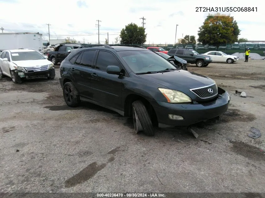 2005 Lexus Rx 330 VIN: 2T2HA31U55C068841 Lot: 40236470