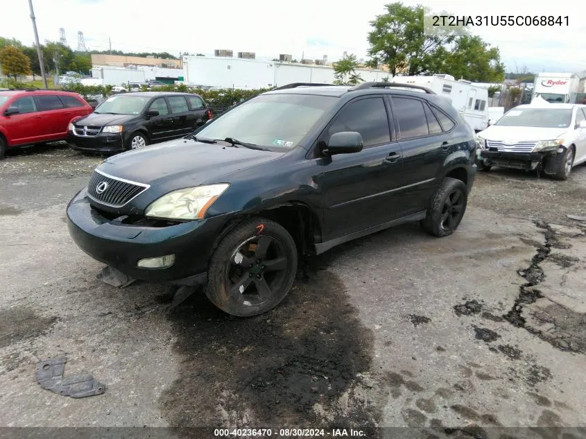 2005 Lexus Rx 330 VIN: 2T2HA31U55C068841 Lot: 40236470