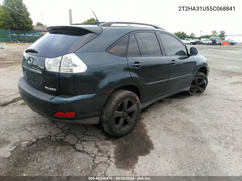 2005 Lexus Rx 330 VIN: 2T2HA31U55C068841 Lot: 40236470