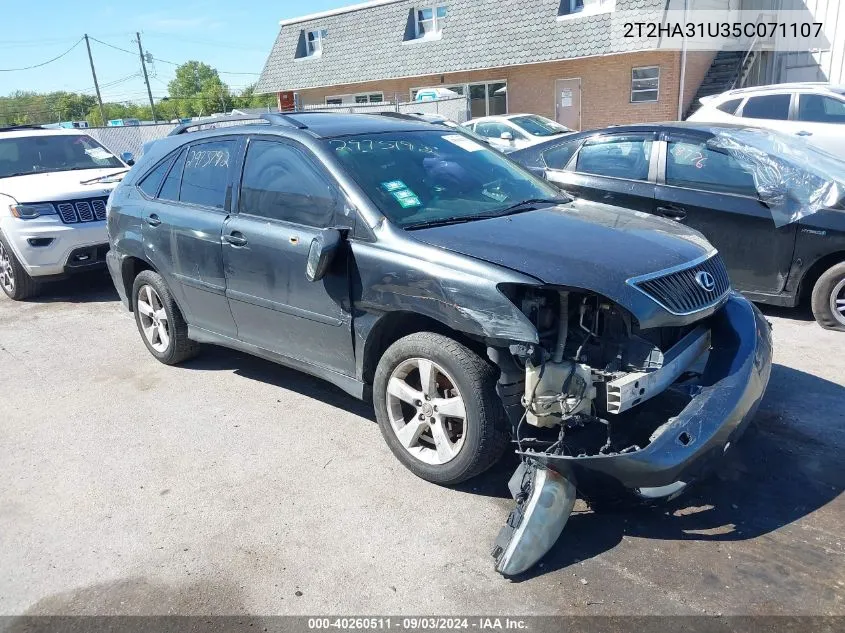 2005 Lexus Rx 330 VIN: 2T2HA31U35C071107 Lot: 40260511