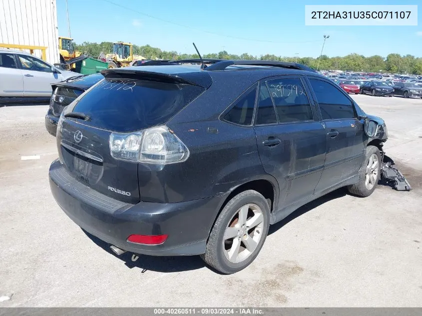 2T2HA31U35C071107 2005 Lexus Rx 330