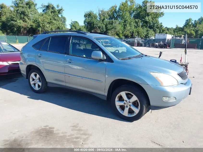 2005 Lexus Rx 330 VIN: 2T2HA31U15C044570 Lot: 40261800