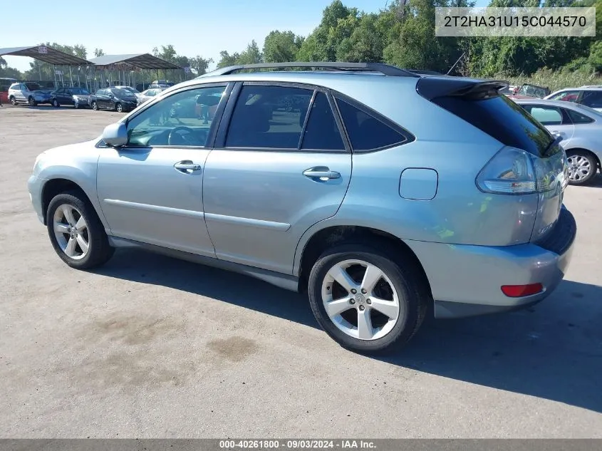 2005 Lexus Rx 330 VIN: 2T2HA31U15C044570 Lot: 40261800