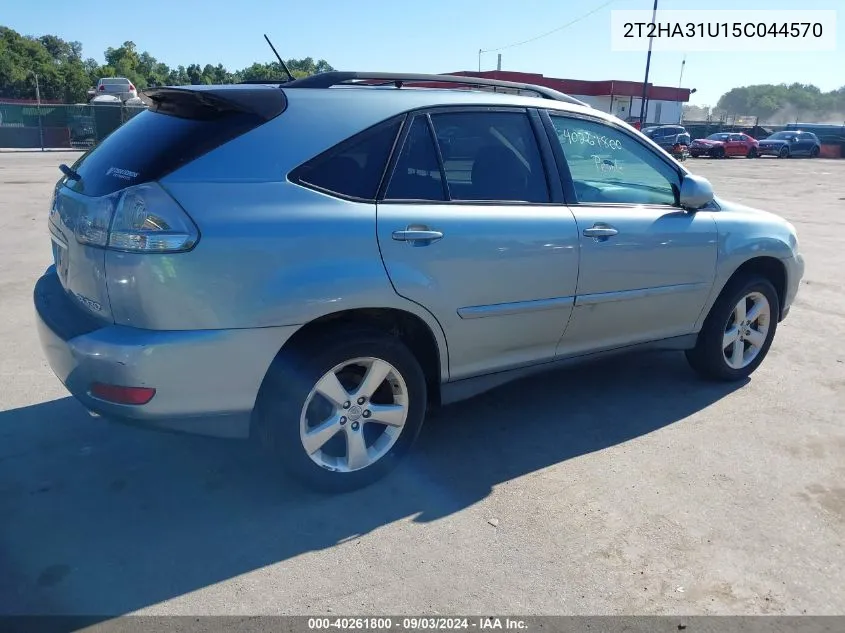 2005 Lexus Rx 330 VIN: 2T2HA31U15C044570 Lot: 40261800