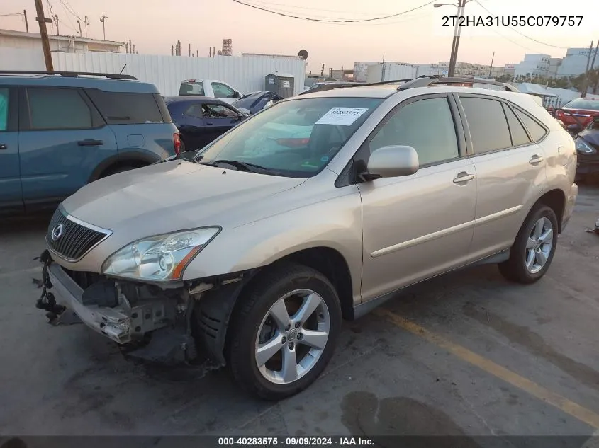 2005 Lexus Rx 330 VIN: 2T2HA31U55C079757 Lot: 40283575