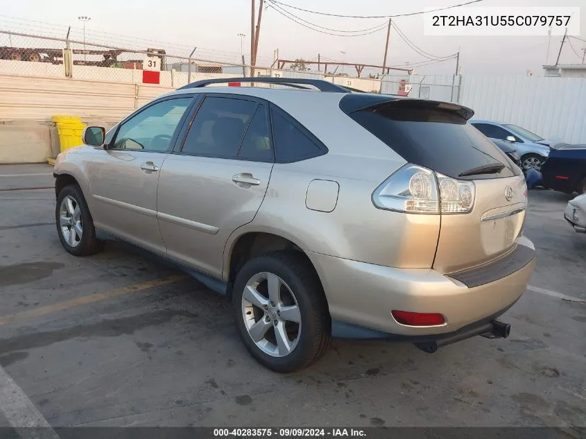 2005 Lexus Rx 330 VIN: 2T2HA31U55C079757 Lot: 40283575