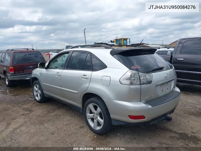 2005 Lexus Rx 330 VIN: JTJHA31U950084276 Lot: 40293098