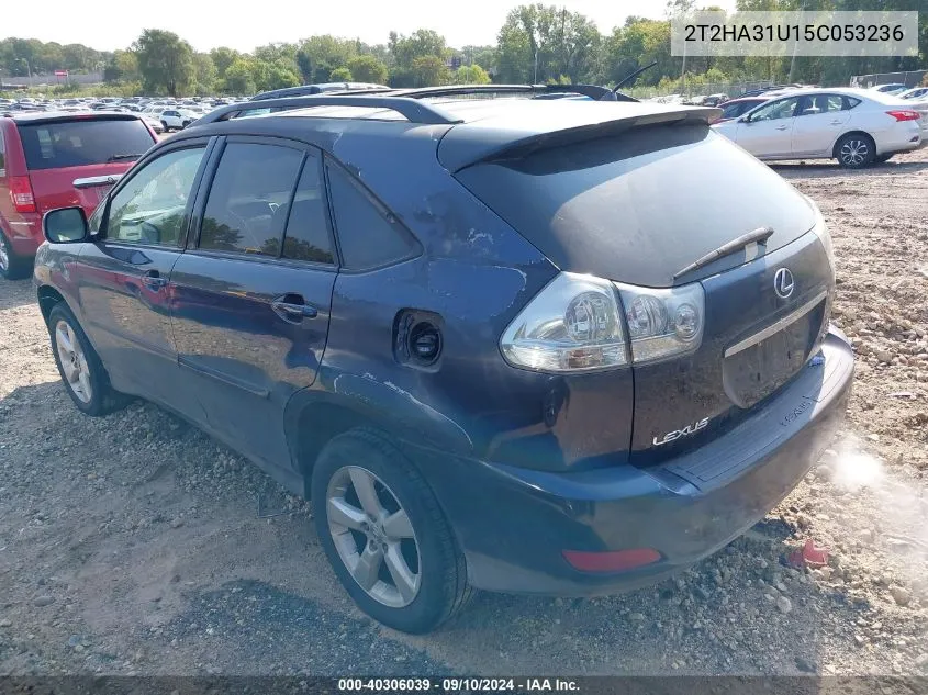 2005 Lexus Rx 330 330 VIN: 2T2HA31U15C053236 Lot: 40306039