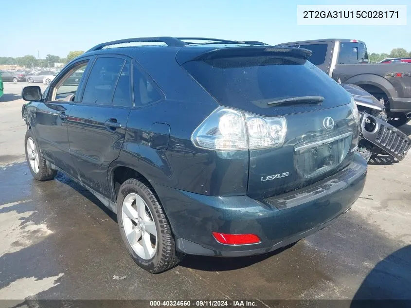 2T2GA31U15C028171 2005 Lexus Rx 330