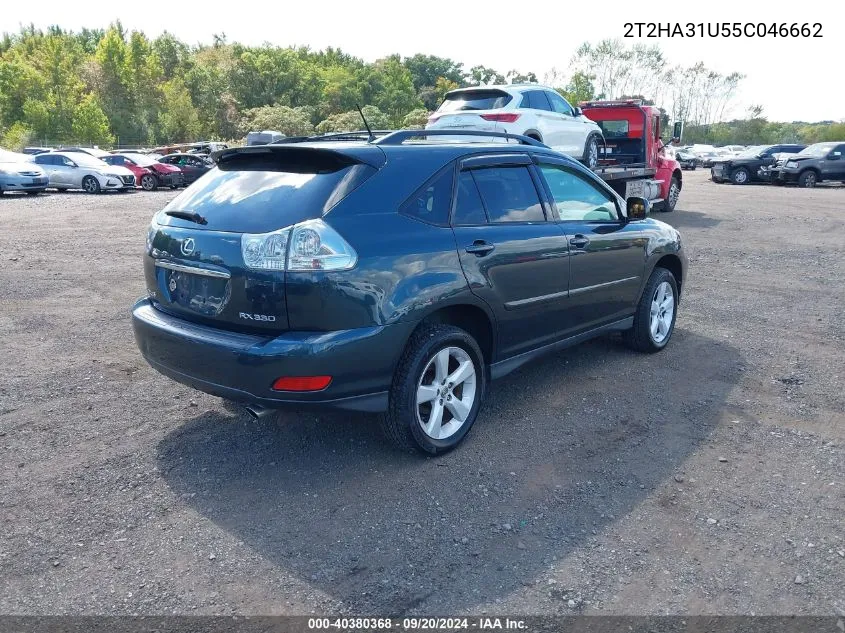 2005 Lexus Rx 330 VIN: 2T2HA31U55C046662 Lot: 40380368