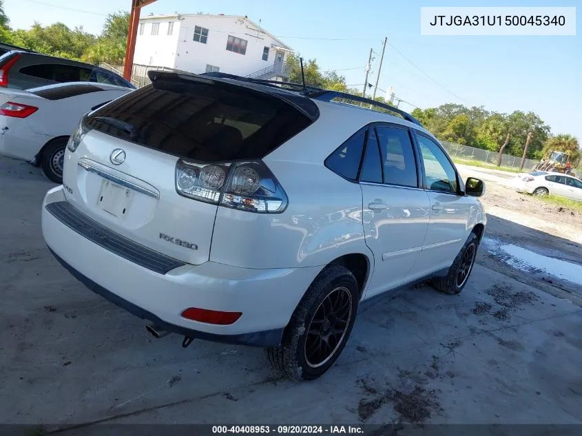 JTJGA31U150045340 2005 Lexus Rx 330