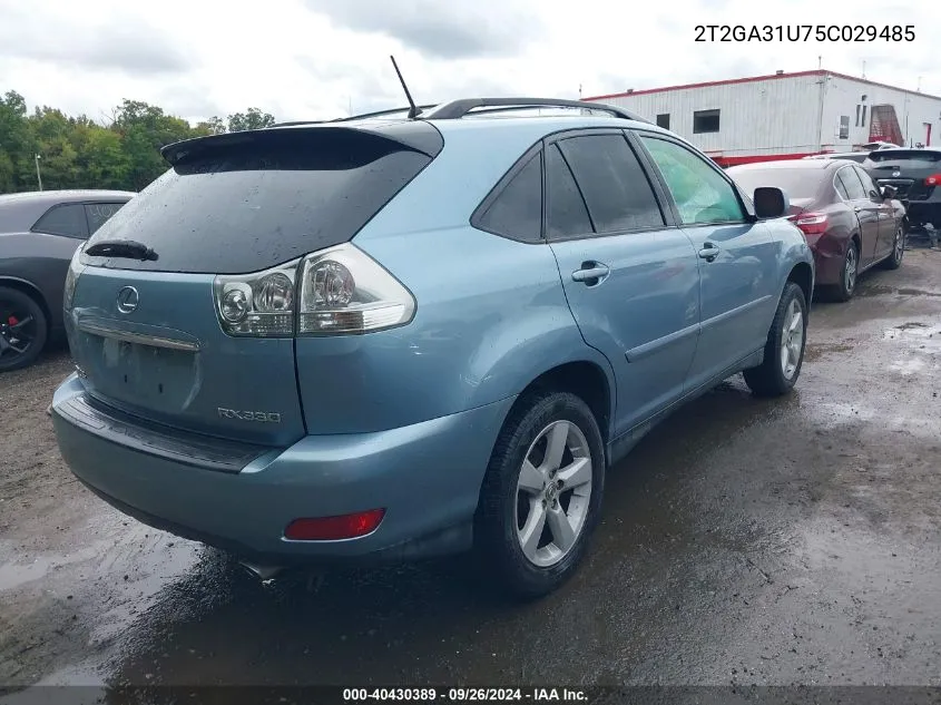 2T2GA31U75C029485 2005 Lexus Rx 330