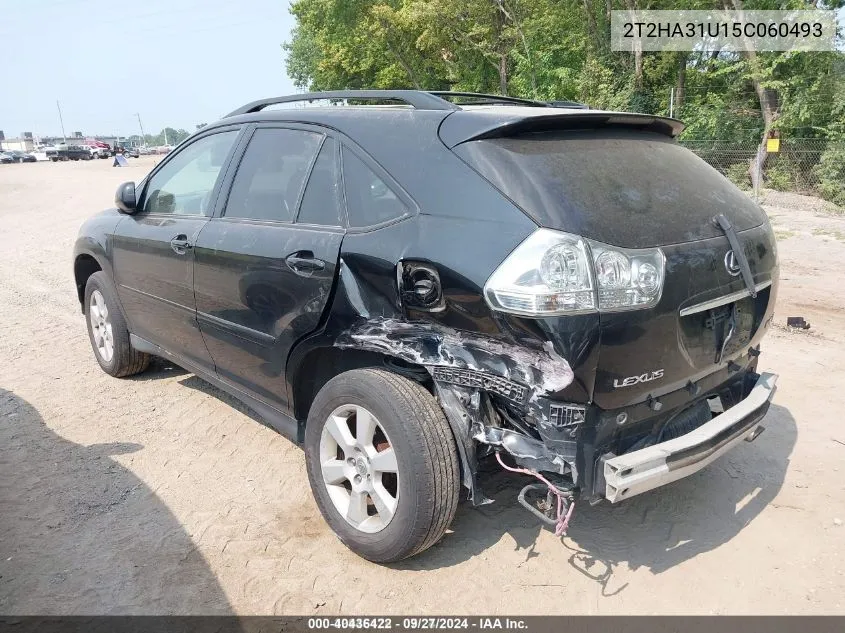 2005 Lexus Rx 330 VIN: 2T2HA31U15C060493 Lot: 40436422