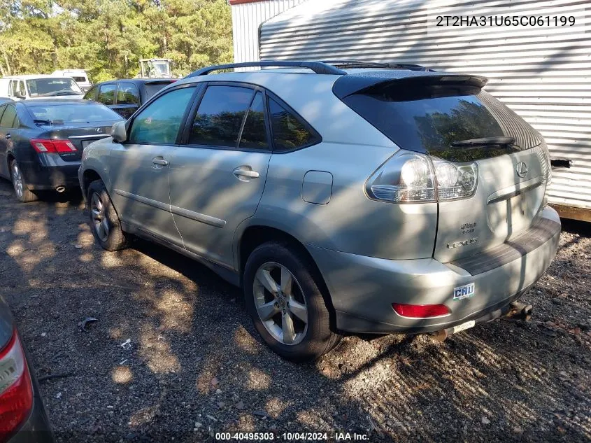 2005 Lexus Rx 330 VIN: 2T2HA31U65C061199 Lot: 40495303