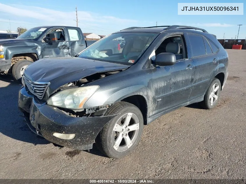 2005 Lexus Rx 330 VIN: JTJHA31UX50096341 Lot: 40514742