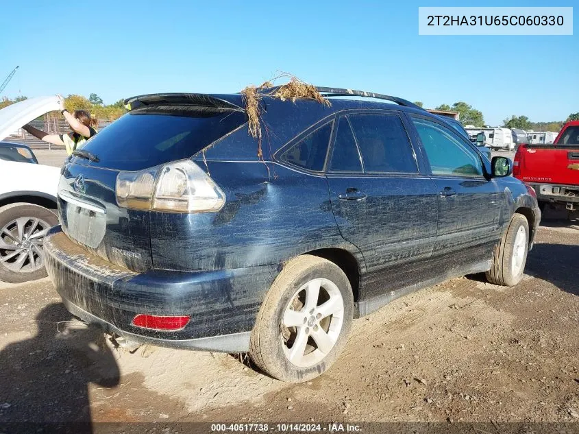 2005 Lexus Rx 330 VIN: 2T2HA31U65C060330 Lot: 40517738